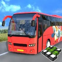 Indian Uphill Bus Simulator 3D - Unblocked Games 6x