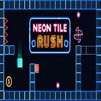 Neon Tile Rush - Unblocked Games 6x