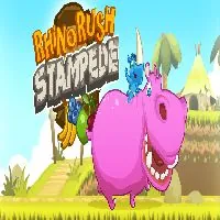 Rhino Rush Stampede - Unblocked Games 6x