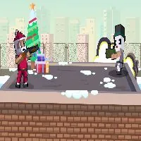 Xmas Rooftop Battles - Unblocked Games 6x