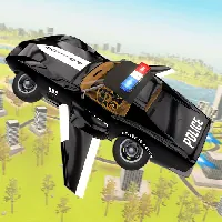 Flying Car Game Police Games - Unblocked Games 6x