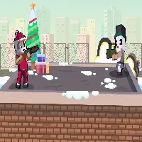 Xmas Rooftop Battles - Unblocked Games 6x